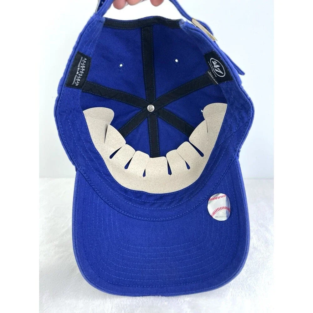 Kansas City Royals 47 Brand Clean Up Adjustable Dad Hat Blue MLB Baseball New